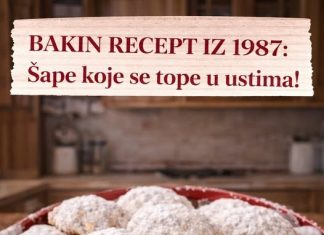 Bakin recept iz 1987: Šape koje se tope u ustima… Bakin recept iz 1987: Šape koje se tope u ustima… - featured image