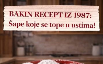Bakin recept iz 1987: Šape koje se tope u ustima… Bakin recept iz 1987: Šape koje se tope u ustima… - featured image
