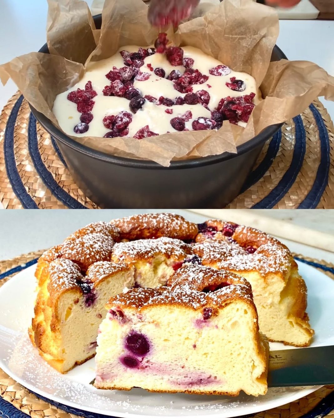 🍓 GRČKI JOGURT I BOBIČASTO VOĆE – KOLAČ KOJI OSVAJA NA PRVI ZALOGAJ! 🍰 Lagani I Osvježavajući Kolač S Grčkim Jogurtom I Miješanim Bobicama - featured image