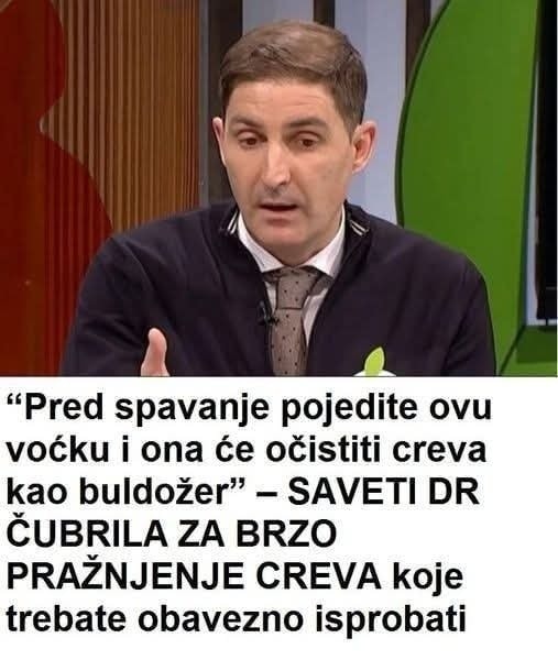 “Pred spavanje pojedite Ovu voćku I ona će očistiti creva kao buldožer” – saveti dr čubrila za brzo pražnjenje creva koje trebate obavezno isprobati… - featured image