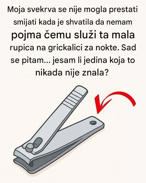 Moja svekrva se nije mogla prestati smijati kada je shvatila čemu služi ova mala rupica… - featured image