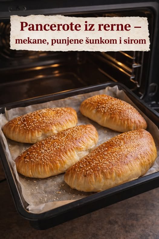 Pancerote iz rerne – mekane, punjene šunkom i sirom - featured image