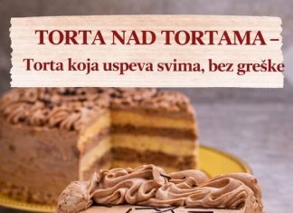 TORTA NAD TORTAMA — Torta koja uspeva svima, bez greške TORTA NAD TORTAMA — Torta koja uspeva svima, bez greške - featured image