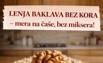 LENJA BAKLAVA BEZ KORA – mera na čaše, bez miksera! LENJA BAKLAVA BEZ KORA – mera na čaše, bez miksera! - featured image