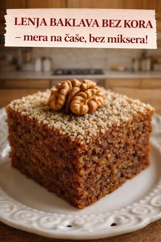 LENJA BAKLAVA BEZ KORA – mera na čaše, bez miksera! - featured image LENJA BAKLAVA BEZ KORA – mera na čaše, bez miksera! - featured image
