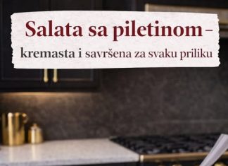 SALATA SA PILETINOM -Kremasta i savršena za svaku priliku SALATA SA PILETINOM -Kremasta i savršena za svaku priliku - featured image