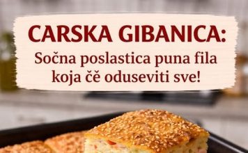 Carska gibanica, sočna poslastica puna fila koja će oduševiti sve Carska gibanica, sočna poslastica puna fila koja će oduševiti sve - featured image