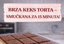 Brza keks torta, smućkana za 15 minuta Brza keks torta, smućkana za 15 minuta - featured image