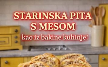 STARINSKA PITA S MESOM, kao iz bakine kuhinje STARINSKA PITA S MESOM, kao iz bakine kuhinje - featured image