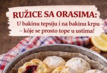 RUŽICE SA ORASIMA…U bakinu tepsiju i na bakinu krpu, koje se prosto tope u ustima! RUŽICE SA ORASIMA…U bakinu tepsiju i na bakinu krpu, koje se prosto tope u ustima! - featured image