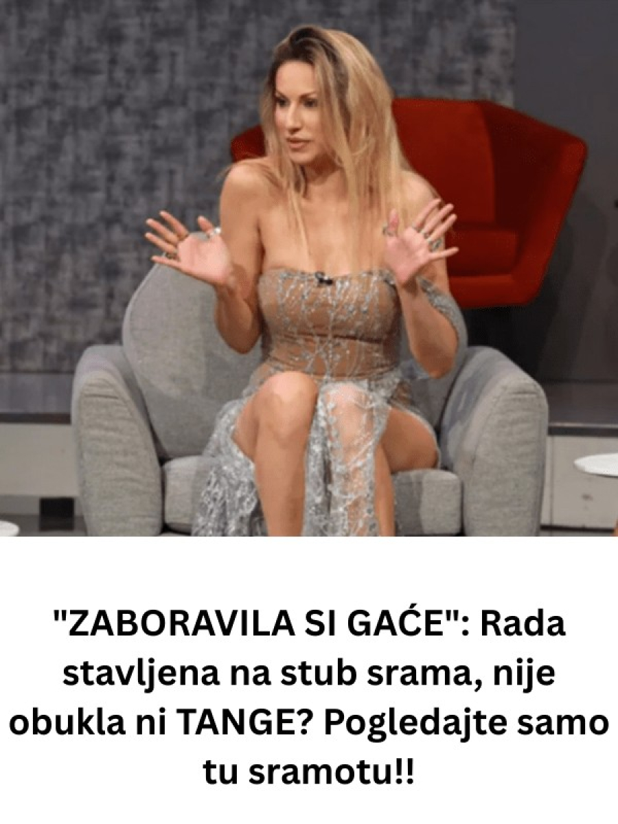 ZAB0RAVlLA Sl GAĆE”: Rada stavljena na stub srama! P0GLEDAJTE samo tu sramotu!! (FOTO) - featured image ZAB0RAVlLA Sl GAĆE”: Rada stavljena na stub srama! P0GLEDAJTE samo tu sramotu!! (FOTO) - featured image