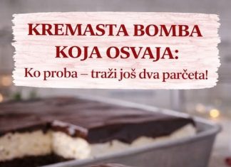 Kremasta bomba koja osvaja, ko proba traži jos dva parceta Kremasta bomba koja osvaja, ko proba traži jos dva parceta - featured image