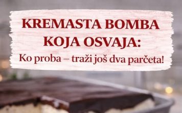 Kremasta bomba koja osvaja, ko proba traži jos dva parceta Kremasta bomba koja osvaja, ko proba traži jos dva parceta - featured image