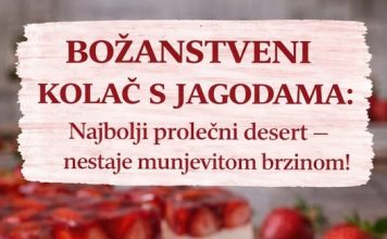 Božanstveni kolač s jagodama, najbolji prolećni desert – nestaje za tren! Božanstveni kolač s jagodama, najbolji prolećni desert – nestaje za tren! - featured image