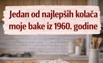 Starinski kolač iz bakine sveske (1960) mekan, mirisan i pun ukusa Starinski kolač iz bakine sveske (1960) mekan, mirisan i pun ukusa - featured image