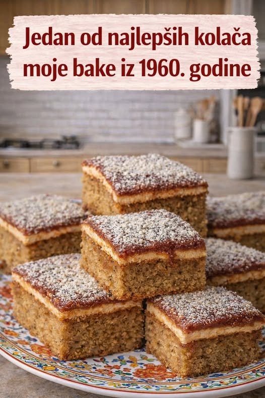 Starinski kolač iz bakine sveske (1960) mekan, mirisan i pun ukusa - featured image Starinski kolač iz bakine sveske (1960) mekan, mirisan i pun ukusa - featured image