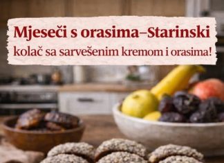 MJESEČI S ORASIMA, starinski kolač sa savršenim kremom i orasima! MJESEČI S ORASIMA, starinski kolač sa savršenim kremom i orasima! - featured image