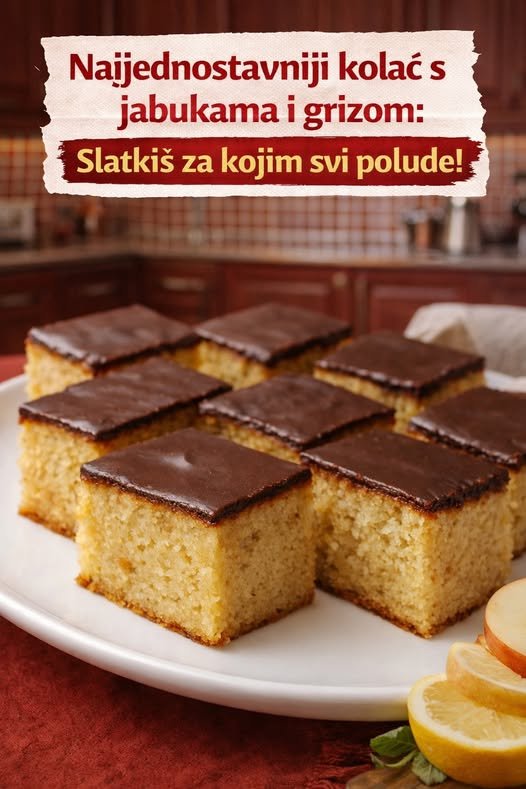 Njjednostavniji kolač s jabukama i grizom…Slatkiš za kojim svi polude - featured image Njjednostavniji kolač s jabukama i grizom…Slatkiš za kojim svi polude - featured image