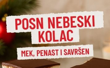 Posni nebeski kolač, mek, penast i savršen! Posni nebeski kolač, mek, penast i savršen! - featured image
