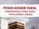 POSNA KINDER TORTA, najkremastija posna torta puna lešnika i krema… POSNA KINDER TORTA, najkremastija posna torta puna lešnika i krema… - featured image