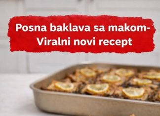 Posna baklava sa makom, viralni novi recept Posna baklava sa makom, viralni novi recept - featured image