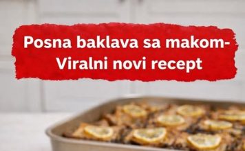 Posna baklava sa makom, viralni novi recept Posna baklava sa makom, viralni novi recept - featured image