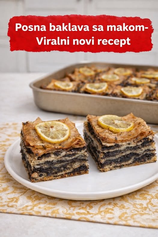 Posna baklava sa makom, viralni novi recept - featured image