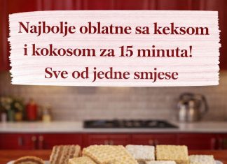 NAJBOLJE OBLATNE SA KEKSOM I KOKOSOM Gotove za 15 minuta – sve iz jedne smese! NAJBOLJE OBLATNE SA KEKSOM I KOKOSOM Gotove za 15 minuta – sve iz jedne smese! - featured image