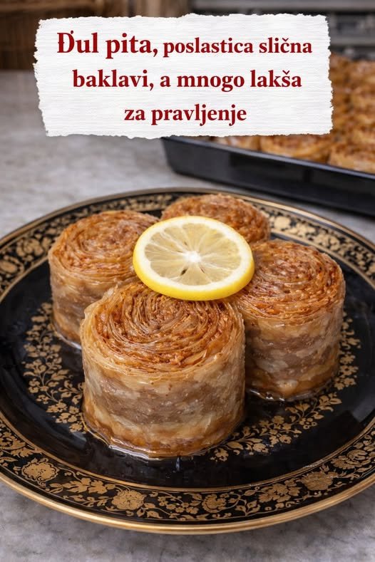 ĐUL PITA –Poslastica slična baklavi, a mnogo lakša za pravljenje - featured image ĐUL PITA –Poslastica slična baklavi, a mnogo lakša za pravljenje - featured image