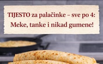 Tijesto za palačinke, sve po 4…Meke, tanke i nikad gumene… Tijesto za palačinke, sve po 4…Meke, tanke i nikad gumene… - featured image