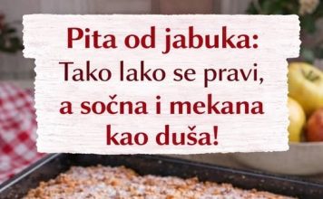 Pita od jabuka ,tako laka, a neverovatno sočna i mekana Pita od jabuka ,tako laka, a neverovatno sočna i mekana - featured image