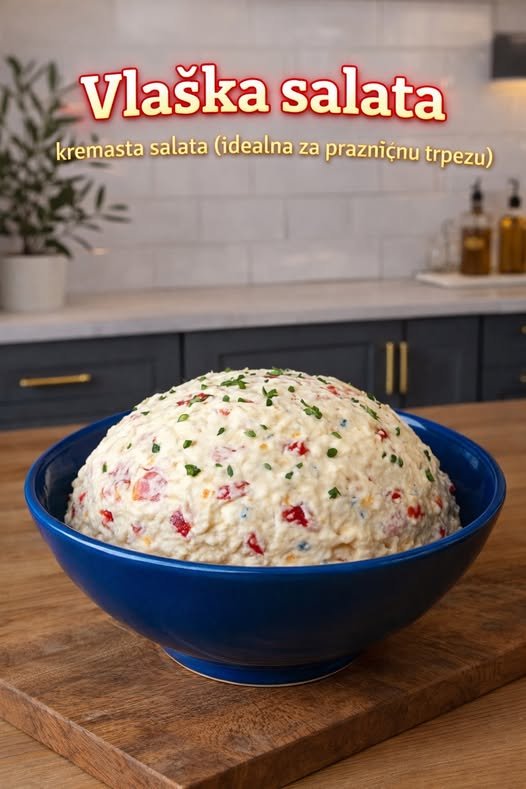 Vlaška salata, kremasta salata (idealna za prazničnu trpezu) - featured image