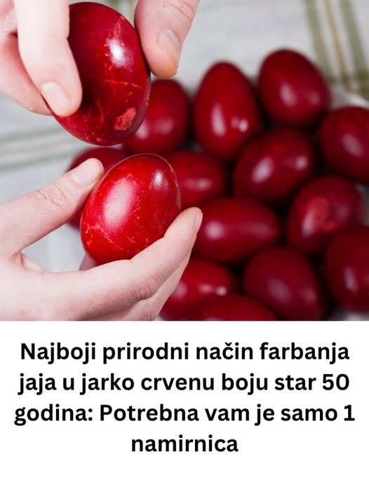 Najboji prirodni način farbanja jaja u jarko crvenu boju star 50 godina: Potrebna vam je samo 1 namirnica - featured image