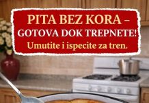 PITA BEZ KORA – GOTOVA DOK TREPNETE-Unutite i ispecite za tren… PITA BEZ KORA – GOTOVA DOK TREPNETE-Unutite i ispecite za tren… - featured image