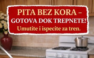PITA BEZ KORA – GOTOVA DOK TREPNETE-Unutite i ispecite za tren… PITA BEZ KORA – GOTOVA DOK TREPNETE-Unutite i ispecite za tren… - featured image