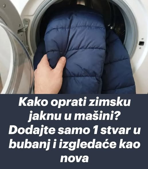 Kako oprati zimsku jaknu u mašini? Dodajte samo 1 stvar u bubanj i izgledaće kao nova - featured image