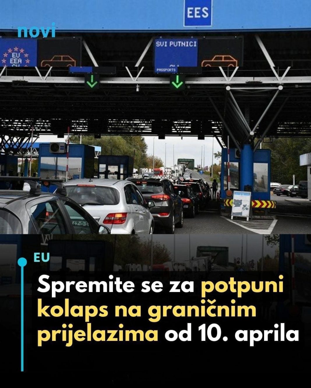 Spremite se za potpuni kolaps na graničnim prijelazima od 10. aprila… - featured image