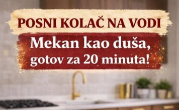 POSNI KOLAČ NA VODI Mekan kao duša, gotov za 20 minuta! POSNI KOLAČ NA VODI Mekan kao duša, gotov za 20 minuta! - featured image
