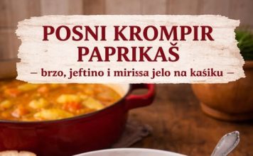 Posni krompir paprikaš – brzo, jeftino i mirisno jelo na kašiku Posni krompir paprikaš – brzo, jeftino i mirisno jelo na kašiku - featured image