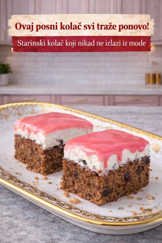 Ovaj posni kolač svi traže ponovo! Starinski kolač koji nikad ne izlazi iz mode - featured image