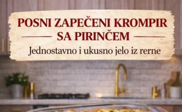 Posni zapečeni krompir sa pirinčem… Jednostavno i ukusno jelo iz rerne Posni zapečeni krompir sa pirinčem… Jednostavno i ukusno jelo iz rerne - featured image