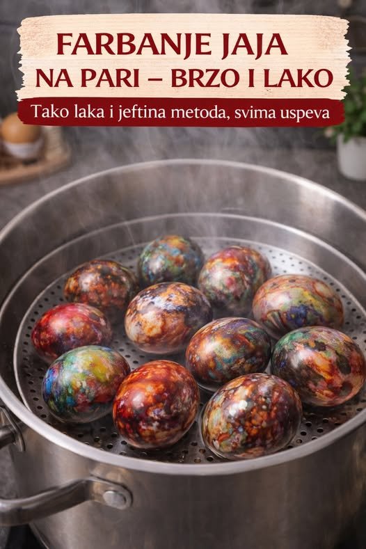 FARBANJE JAJA NA PARI, brzo i lako…Tako laka i jeftina metoda svima uspe… - featured image