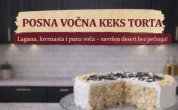 Posna voćna keks torta Lagana, kremasta i puna voća – savršen desert bez pečenja! Posna voćna keks torta Lagana, kremasta i puna voća – savršen desert bez pečenja! - featured image
