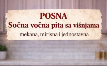 Posna sočna voćna pita sa višnjama, Mekana, mirisna i jednostavna Posna sočna voćna pita sa višnjama, Mekana, mirisna i jednostavna - featured image