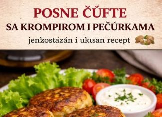 POSNE ĆUFTE SA KROMPIROM I PEČURKAMA – jednostavan i ukusan recept POSNE ĆUFTE SA KROMPIROM I PEČURKAMA – jednostavan i ukusan recept - featured image
