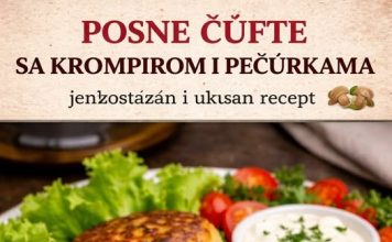 POSNE ĆUFTE SA KROMPIROM I PEČURKAMA – jednostavan i ukusan recept POSNE ĆUFTE SA KROMPIROM I PEČURKAMA – jednostavan i ukusan recept - featured image