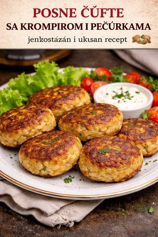 POSNE ĆUFTE SA KROMPIROM I PEČURKAMA – jednostavan i ukusan recept - featured image