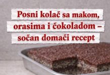 Posni kolač sa makom, orasima i čokoladom – sočan domaći recept Posni kolač sa makom, orasima i čokoladom – sočan domaći recept - featured image