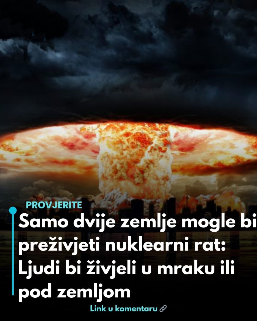 Samo dvije zemlje mogle bi preživjeti nuklearni rat: Ljudi bi živjeli u mraku ili pod zemljom… - featured image