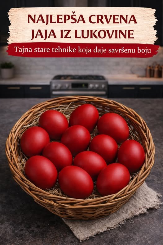NAJLEPŠA CRVENA JAJA IZ LUKOVINE…Tajna stare tehnike koja daje savršenu boju - featured image